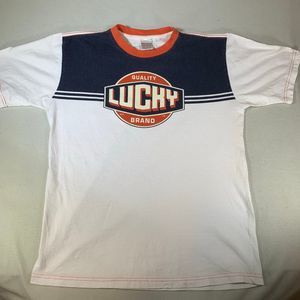 Lucky brand knit wear vintage t shirt USA medium
